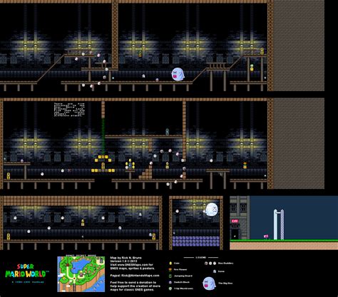 Super Mario World Secrets Map Maping Resources