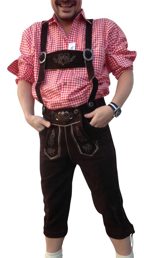 Rockboden Preis Top Qualität Herren Lederhose Kniebund Echtleder Oktoberfest Kniebundlederhose