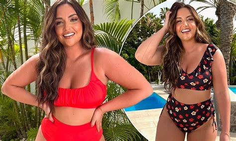 Jacqueline Jossa Models In Her Swimsuit Collection Flaunting Her Curves In Revealing Bikinis