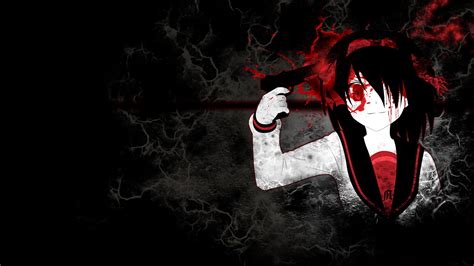 Scary Bloody Anime Girl Wallpaper