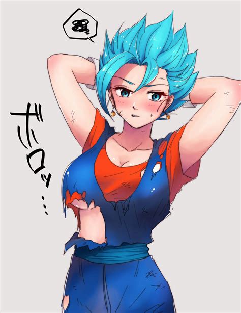 Pin By Jusn Manuel On Fuisons Female Goku Dragon Ball Super Manga