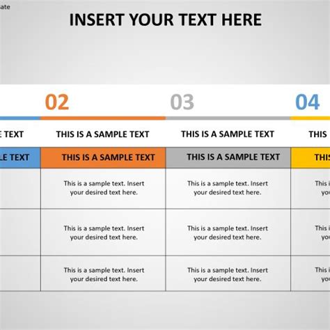 4 Comparison Table For Powerpoint Template Slidevilla