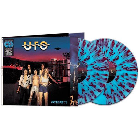 Ufo Hollywood 76 Bluered Splatter Double Vinyl Cleopatra