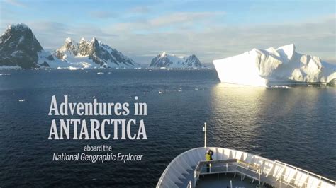 Adventures In Antarctica Aboard The National Geographic Explorer Youtube