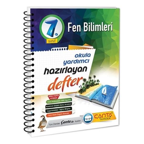 Çanta Yayınları 7 Sınıf Fen Bilimleri Hazırlayan Defter Kitabı