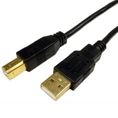 Cables Unlimited Usb 5005 02m Usb 20 A To B Cable With Gold Connectors