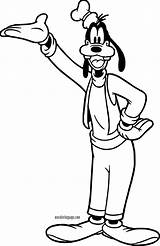 Goofy Coloring Wecoloringpage sketch template