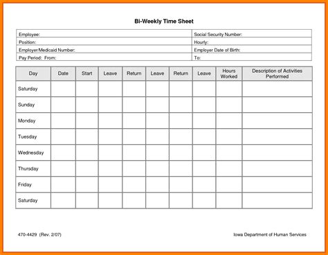 Printable Time Sheets Free Template Business Psd Excel Word Pdf