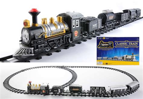 Northlight Ready To Play Animated Classic Train 17 Pieces Battery