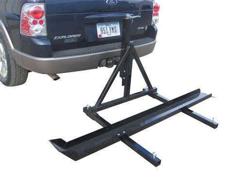 Trailer Hitch Mounted Dirt Bike Carrier Raises And Lowers Oldenkamp