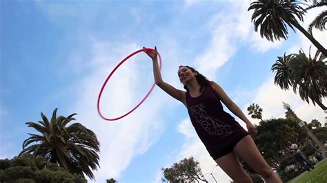 Cool Hoop Moves Funnel Jump Through Tutorial Youtube