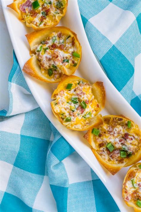Easy Bacon Jalapeno Popper Wonton Cups The Love Nerds
