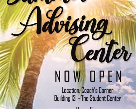 Summer Advising Center At Rcc Now Open Robeson Community College Robeson Community College