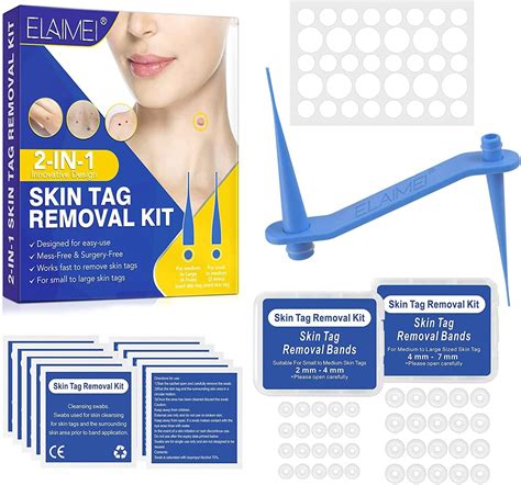 skin tag remover 2 in 1 skin tag removal device kit for small to large size 2mm 7mm skin tags