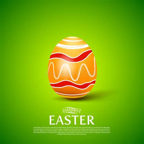 Easter Eggvector Illustration Background Stock Vector Illustration