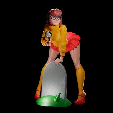 Velma Dinkley Scooby Doo 3d Printed Resin Figurine Etsy India