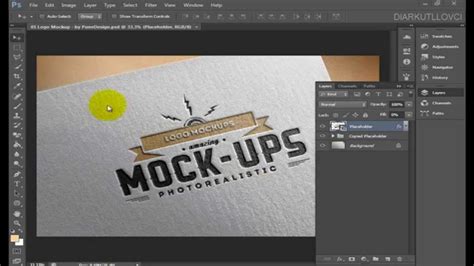 Photoshop How To Use Photoshop Mockup For Logo Presentations Youtube