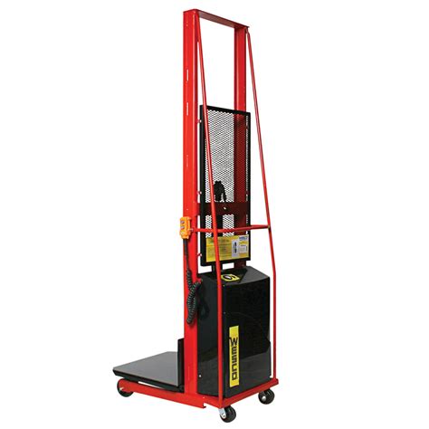Wesco Industrial Products 1000 Lb Power Lift Platform Stacker With 24