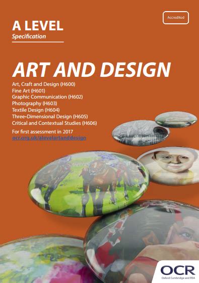 Ocr Art And Design A Level H600 H606 Specification Exam June 2017