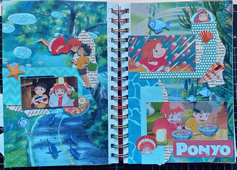 Ponyo Movie Journal Page