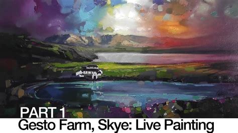 Live Oil Painting Tutorial Stirling Live Demo Part 1