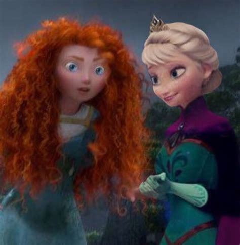 Pin On Elsa Merida Rapunzel And Anna