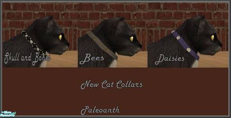 The Sims Resource New Pet Collars Cats