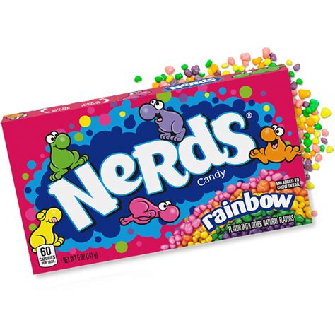 Rainbow Nerds Box 141g 12ct Mad About Candy