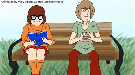 Shaggy And Velma Kissing
