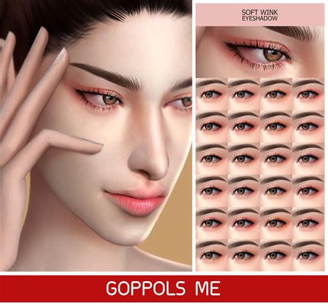 Gpme Gold Soft Wink Eyeshadow Sims Sims 4 Cc Makeup The Sims 4 Skin