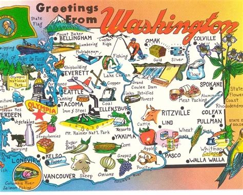 Bonanza Find Everything But The Ordinary Washington State Map