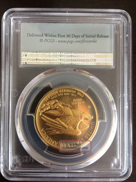 2015 W 100 High Relief Liberty 1 Oz 999 Gold Pcgs Ms69 First Strike