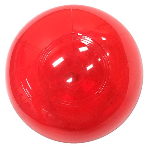 Largest Selection Of Beach Balls 6 Inch Translucent Red Beach Balls