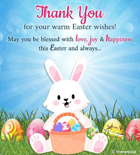 Pin By 123greetings Ecards On Easter Thank You In 2021 Easter