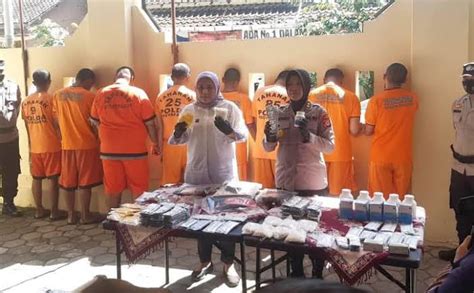 Yogyakarta Police Arrests 28 Suspects In Hard Drug Cases Inp