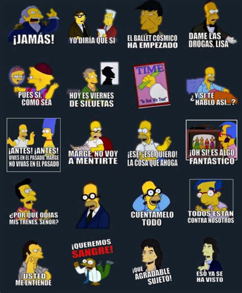 Stickers De Los Simpsons Para Telegram Los Simpsons Explicados