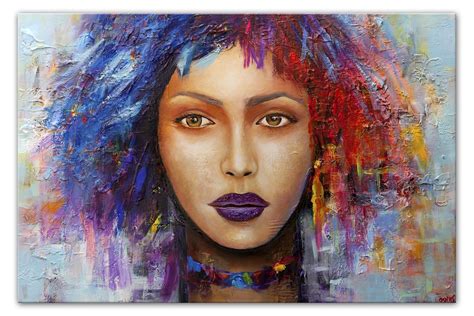 Vibe Pop Art Painting Large Painting Figure Painting Canvas Painting