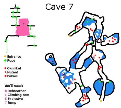 Cave 7 Chasm Cave North Sinkhole Cave South Official The