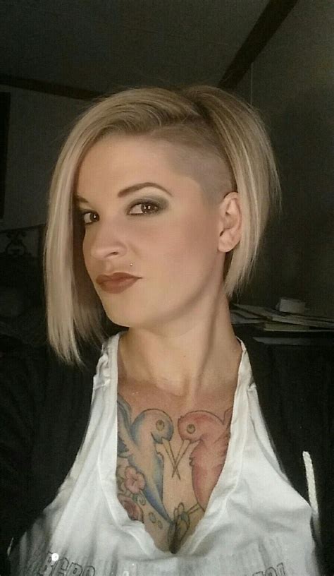 Maybe you would like to learn more about one of these? Shaved sides bob … … | Pinteres…