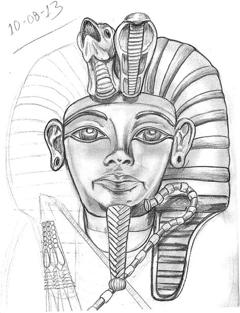 Tutankhamun Sketch At Explore Collection Of