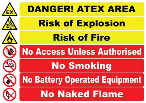 Danger Atex Area Levhasıtabelasıetiketi