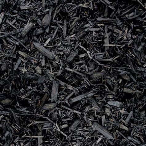 Dyed Black Cedar Mulch Bulk Per Cu Yd Siteone