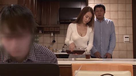 Beautiful Japanese Wife Cheats On Her Husband Right Next Beside Him