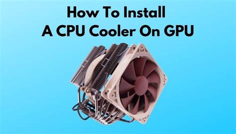 How To Install A Gpu Cooler Longo Herrinfold