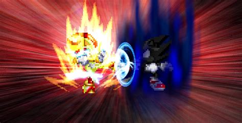 Request Super Shadow Vs Dark Sonic By Heiseigoji91 On Deviantart