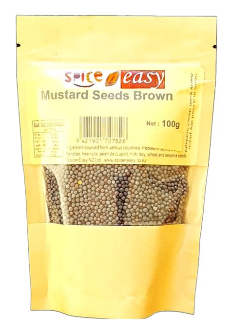 Mustard Seeds Brown 100g Mega Mart New Zealand