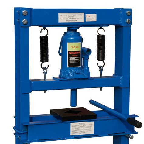 Foxhunter Blue 12 Ton Heavy Duty Hydraulic Workshop Garage Shop Press