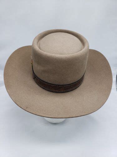 John B Stetson Cowboy Hat 4x Beaver Stetson Us Size 7 Vintage Ebay