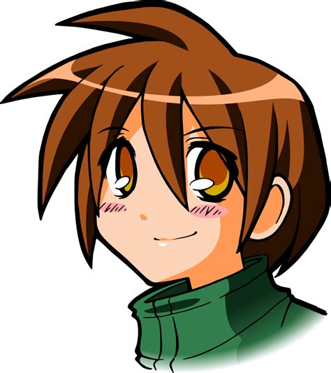 Boy With Brown Hair And Brown Eyes As A Clipart Free Image Download