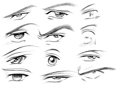 How To Draw An Anime Boy Eyes